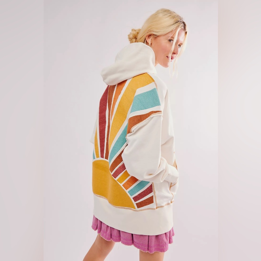 NWT Free People x Driftwood Sunshine Sweatshirt Hoodie